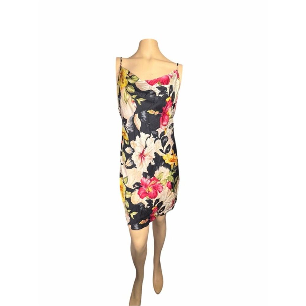 Vintage Victoria’s Secret Gold Label Silk Floral Nightgown Size Medium